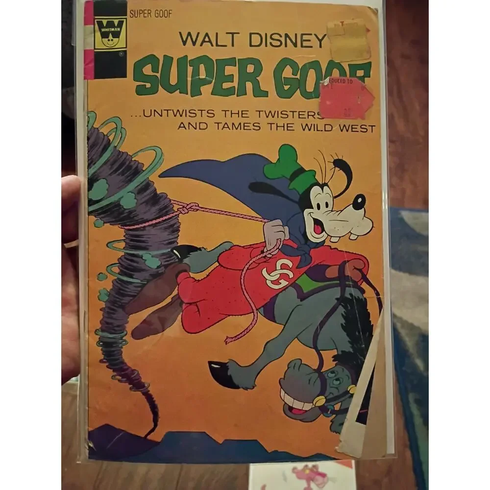 Lot Of 6 Whitman And Gold Key Comics Disney Hanna Barbera Mickey Goofy Low/Mid